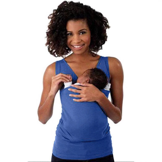 kangaroo mommy casual T-shirt vest