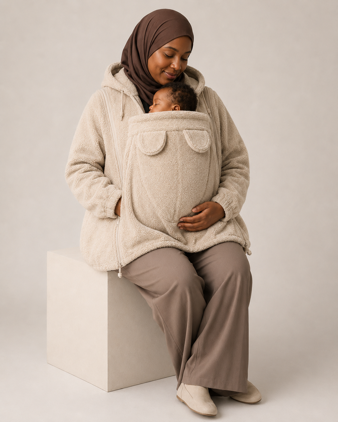 Everlittle SnuggleNest™ Babywearing Fleece Hoodie